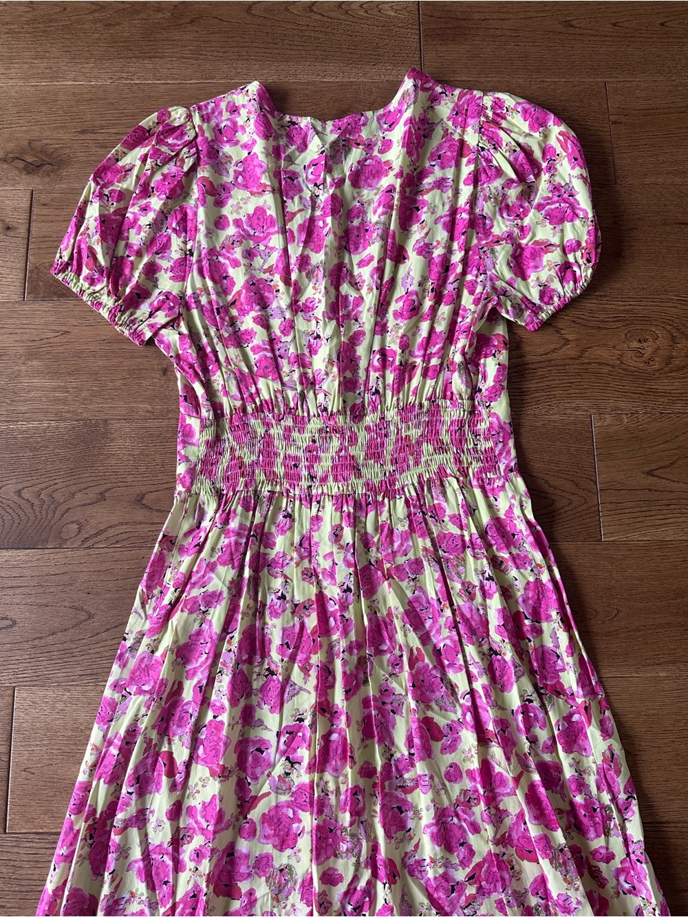 New Zara Floral Maxi Dress Sz M 100% Viscose - Picture 12 of 12